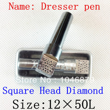 12mm Dia 50mm Length Grinding Wheel Diamond Dressing Pen Dresser Tool,Head for the natural diamond
