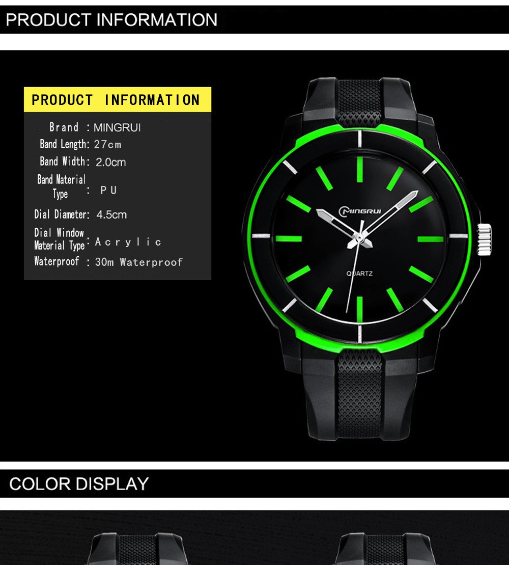 how to set time in mingrui watch