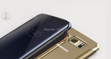 Original Luxury Mirror Smart Flip leather case cover For Samsung Galaxy S6 Edge S6 G9200 Phone