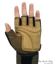 Men weight lifting gloves Gym training barbell dumbbell equipment exercise fitness sports outdoor comfortable gloves Free