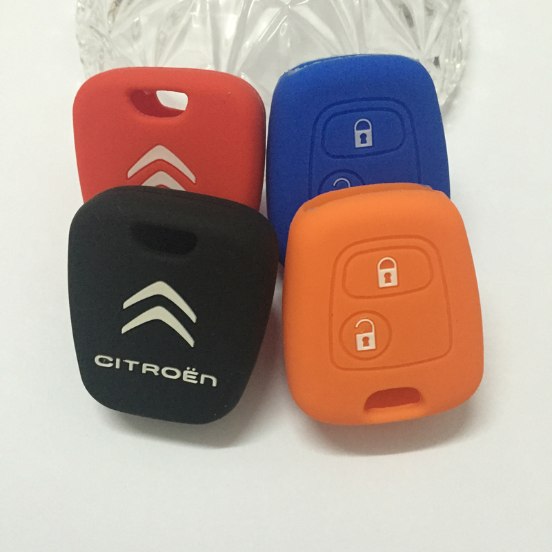 Free shipping Silicone Remote Control Car Sega C5 accessories car key caseKey Case for Citroen Triunph