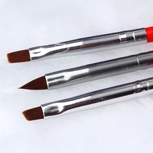 3pcs Nail Art Drawing Painting Set Tool Brushes Design UV Gel Acrylic Brush Pen Free Shipping