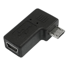 Торговый время! Micro USB разъем для мини USB 5Pin правильный угол адаптер