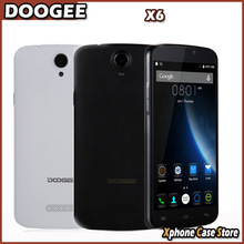 Original DOOGEE X6 8GBROM 1GBRAM 5.5 inch Smartphone Android 5.1 MT6580 Quad Core 1.3GHz Support Dual SIM / GPS / Play Store