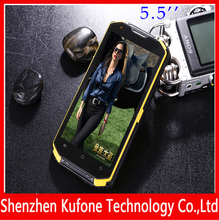 original 4G td-lte IP68 rugged Waterproof 1GB+8GB phone Quad Core 5.5” Android 13MP GPS dustproof smartphone Kufone P5
