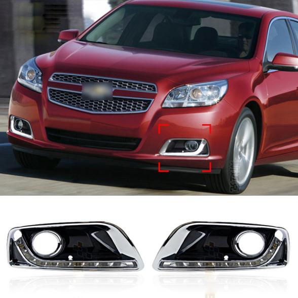 8 LED Car styling DRL For Chevrolet Malibu 2013 2014 2015 Daytime running lights High quality