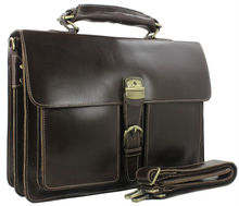 Luxury Genuine Leather Men’s Briefcase Leather Business Briefcase 15″laptop Bag Shoulder Bag Men’s Messenger Bag Tote Handbag