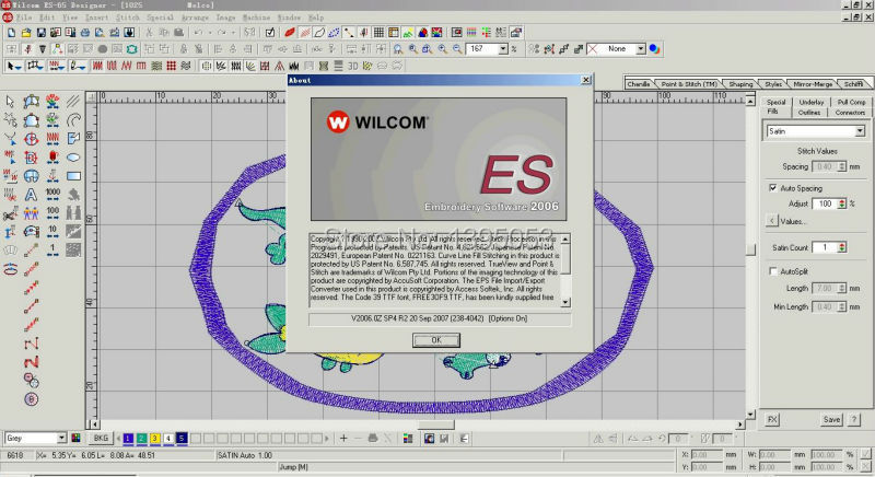 Wilcom Embroiderystudio v2006 SP4 32   winxp   