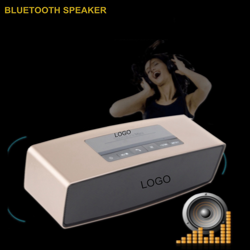 Deep Bass Bluetooth Speaker With LOGO Stereo Audio Receiver Mini Wireless Subwoofer Music Player MuSupport TF Card FM