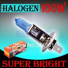 H1 100W 12V Halogen Bulb Super Xenon White Fog Lights High Power Car Headlight Lamp Car Light Source parking 6000K