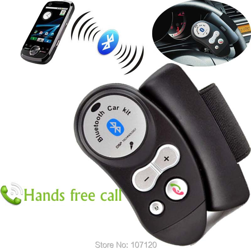 Steering Wheel Bluetooth Fm Car Kit V3    -  4