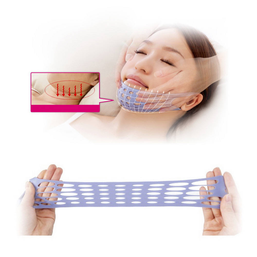 New Health Care Face Shaping Belt Facial Slimming Fat Burning Face lift Mask Massage Slimming Face