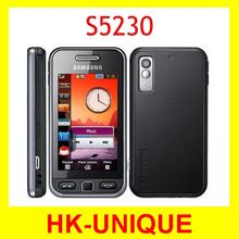 Original S5230 Unlocked Samsung S5230 mobile phone Bluetooth 3.2MP Camera FM JAVA MP3 3.0″ TouchScreen Cell phone free shipping