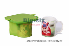 11oz Straight Mug Silicone Mold With Handle For ST-1520 3D Mini Sublimation Transfer Machine