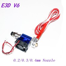 E3D V6 3D Printer J head Hotend with Single Cooling Fan for 1 75mm Direct