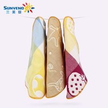 10pcs/lot 100% cotton soft cute baby towel handkerchief for infant Kid children feeding bathing face washing 6 layer 26*26cm