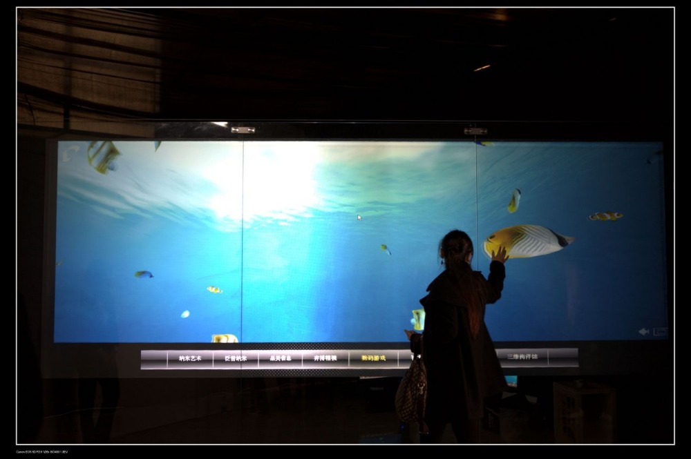 24 inch usb interactive touch foil film through glass usb touch foil 2 touch points touch