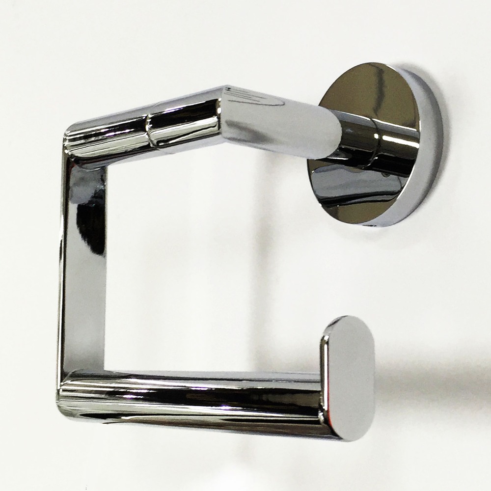 Solid Brass Modern Chrome Wall Mounted Towel Rack Holder Towel Ring Bathroom Hardware Bath Accessories