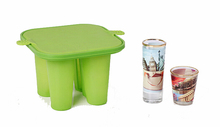 small wine glass fixture for mini sublimation machine 4 holes cappie glass clamp part accessories of 3d mini sublimation machine
