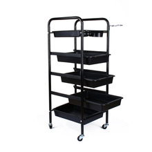 1pcs 5 Tier Beauty Salon Hairdresser Spa Coloring Hair Trolley