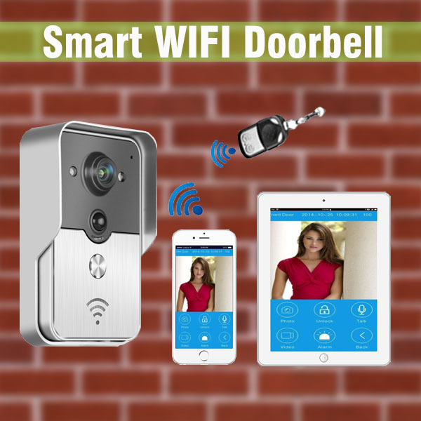 New Wifi video door phone doorbell Wireless Intercom Home Security For Iphone Samsung Tablet Control IP