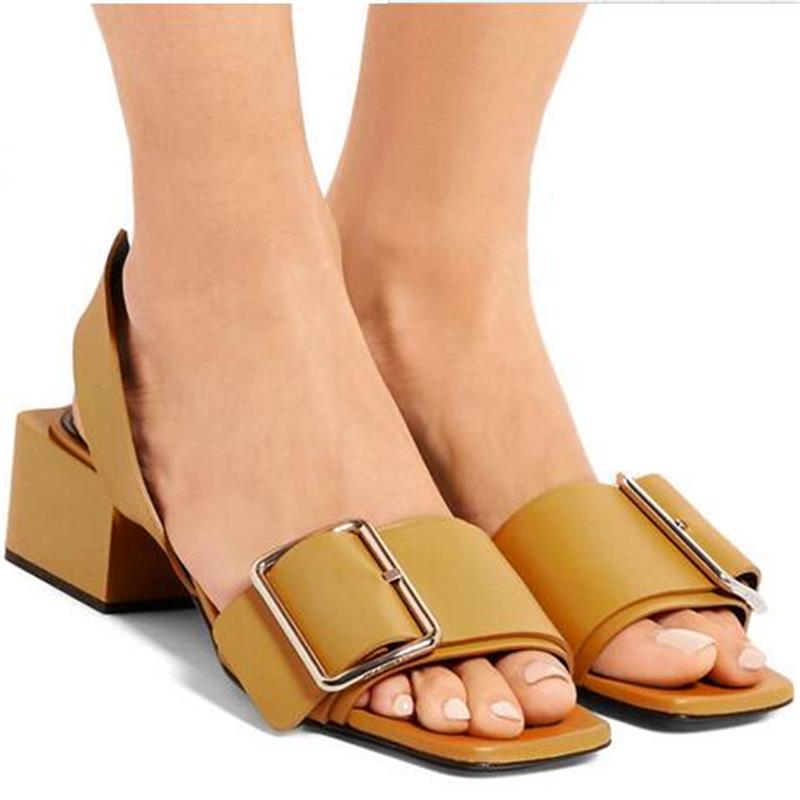 cat heel sandals