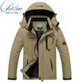 New winter coat jacket male female waterproof windproof jacket Men Plus thick velvet warm casual coat