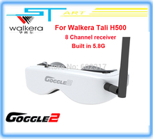 2014 Newest Walkera Googgle 2 FPV 5.8G video eyewear glasses for H500 head tracking Drone QR X350PRO TALI H500 Scout X4 drones