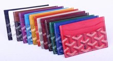 Leather card holder ID holder card wallet leather material unisex purse small wallet free shipping