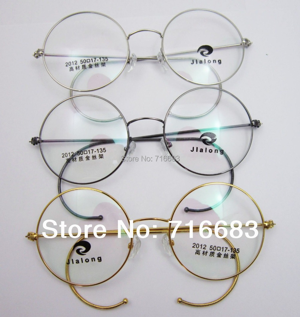 Buy Size 48mm Size 50mm Glasses Antique Vintage Round