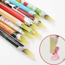 Self Adhesive Resin Rhinestones Picker Pencil Nail Art Gem Crystal Pick Up Tool Wax Pen Long