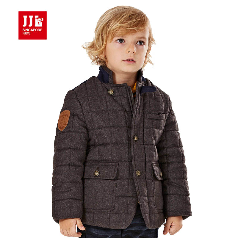 boys coat for winter thicking kids boys jacket coat cotton padded boys children clothing outwear 2015 new parka size 4-11y