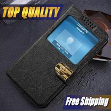 Luxury flip Leather Case for LG L90 D410 Back Stand Mobile Phone Bags Cases with view