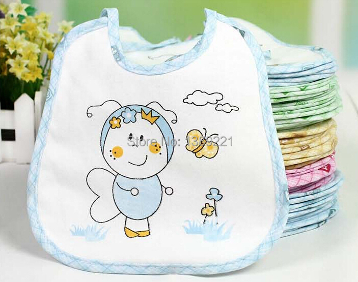 Free Delivery Cotton waterproof slobber towel baby supplies eat Dou Bibs rice bag children eat clothes