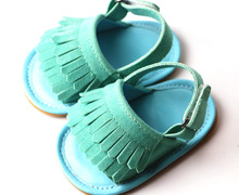 100pairs/lot baby fringe prewalker kids tassel moccasins