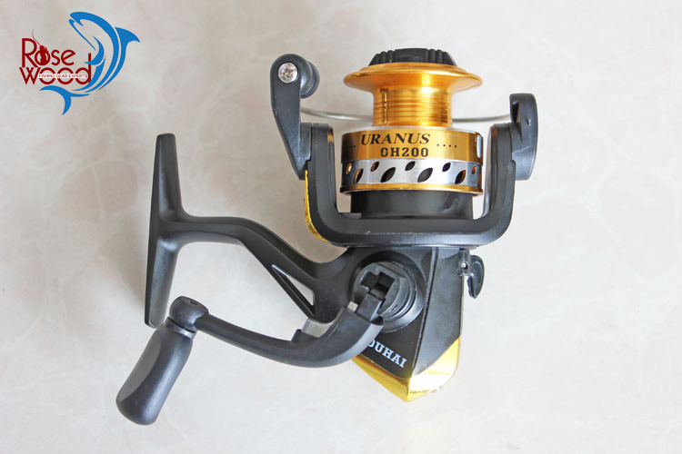 2015 Low priced fishing spinning reel aluminum alloy spool OH 200 fishing Apparatus 5.51 Bearings three spinning fishing reel pesca   (8)