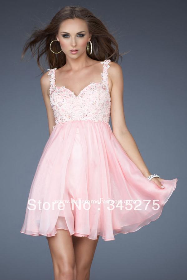 discount prices Prom Dress Cotton Candy Pink Light Purple Short Prom ...