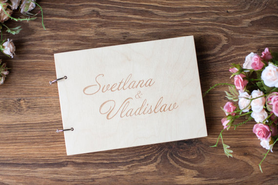 Wedding Guestbook, Rustic Wedding Guestbook, Guest Book Personalized, Customized, Wedding Date and names