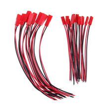 Promotion 10 Pairs/Lot 150mm JST Male + Female Connector Plug for RC Lipo Battery Part Wholesale CLSK
