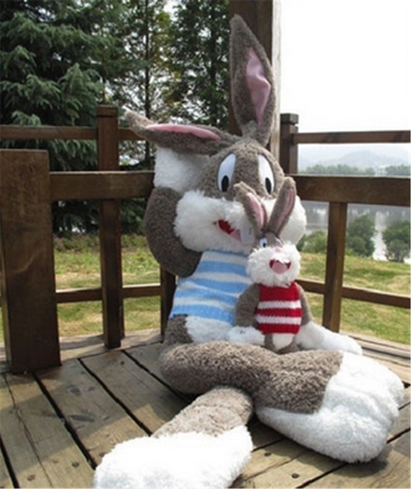 large plush rabbit