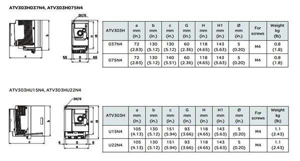 ATV303H037N4-dimension1