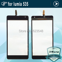 5pcs Original touch screen for nokia lumia 535 touch display touch panel digitizer replacement black