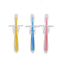 Special fur baby silicone infant training toothbrush oral care of primary teeth toothbrush SB216