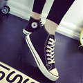 Women s Canvas Shoes Women Star Sneakers Classic High Top girls Non slip Walking Shoes