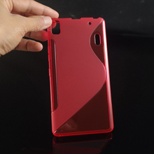 Free Shipping Soft S Line TPU Gel Cover Case for Lenovo K3 Note K50 t5 A7000