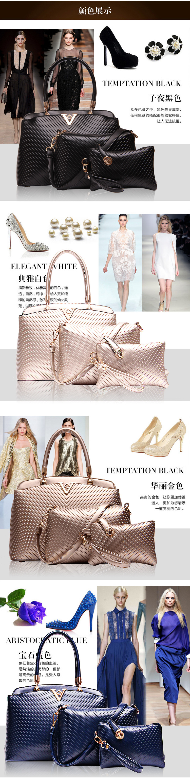 HOT 2015 Fashion Women Genuine Leather Handbags Famous Brand Cowhide