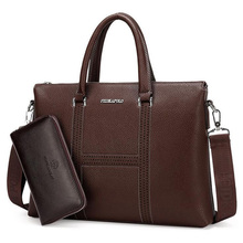 2016 New style Waterproof Genuine leather Notebook Computer Bag For Apple for Macbook 14″ Laptop Bags High quality Laptop Cases