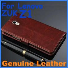 Genuine Leather Case High Quality Lenovo ZUK Z1 Leather Case Flip Cover for ZUK Z1 Case Business Wallet Style Cover In Stock