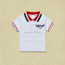 2015 hot Brand factory Kids Boys Cotton Short-Sleeved Boy’s T Shirts Collar Children T-Shirt Hot Sale Free Shipping