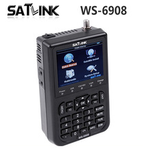 1pc Original Satlink WS-6908 3.5″ DVB-S FTA digital satellite meter satellite finder